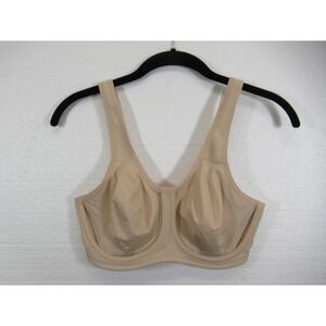Wacoal Simone High Impact Sports Bra 32D Beige Underwire 855170